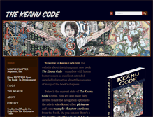 Tablet Screenshot of keanucode.com